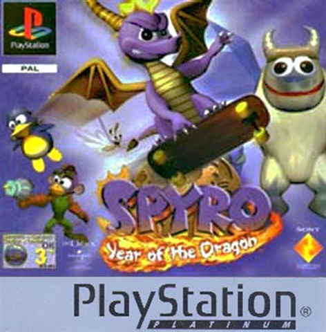 Spyro 1 year of the dragon ps1 Playstation 1 promo press